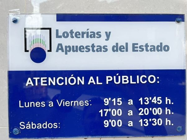 horario de administración de lotería